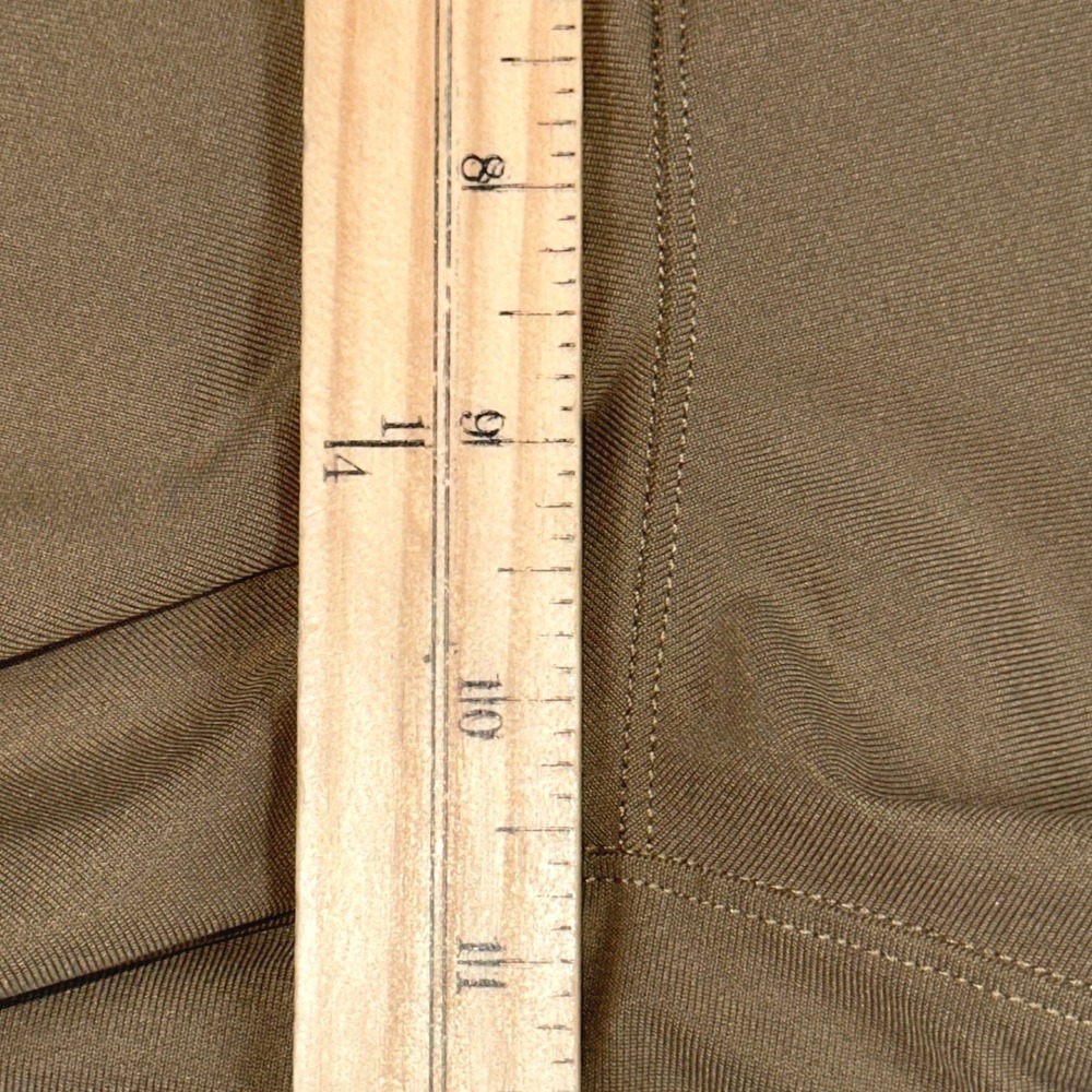 Lululemon Commission Slim Pant Mens 32x33 Brown Warpstreme Chino ABC Golf Travel - Picture 10 of 16